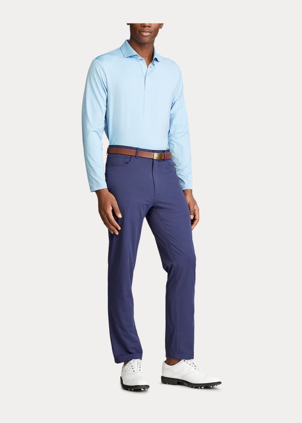 Polos Ralph Lauren Hombre Azules - Classic Fit Performance - HZOKS5419